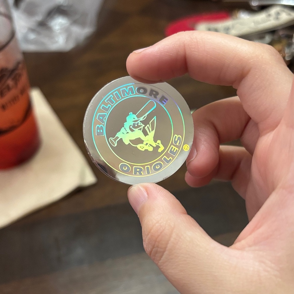 Baltimore Orioles Holographic Sticker